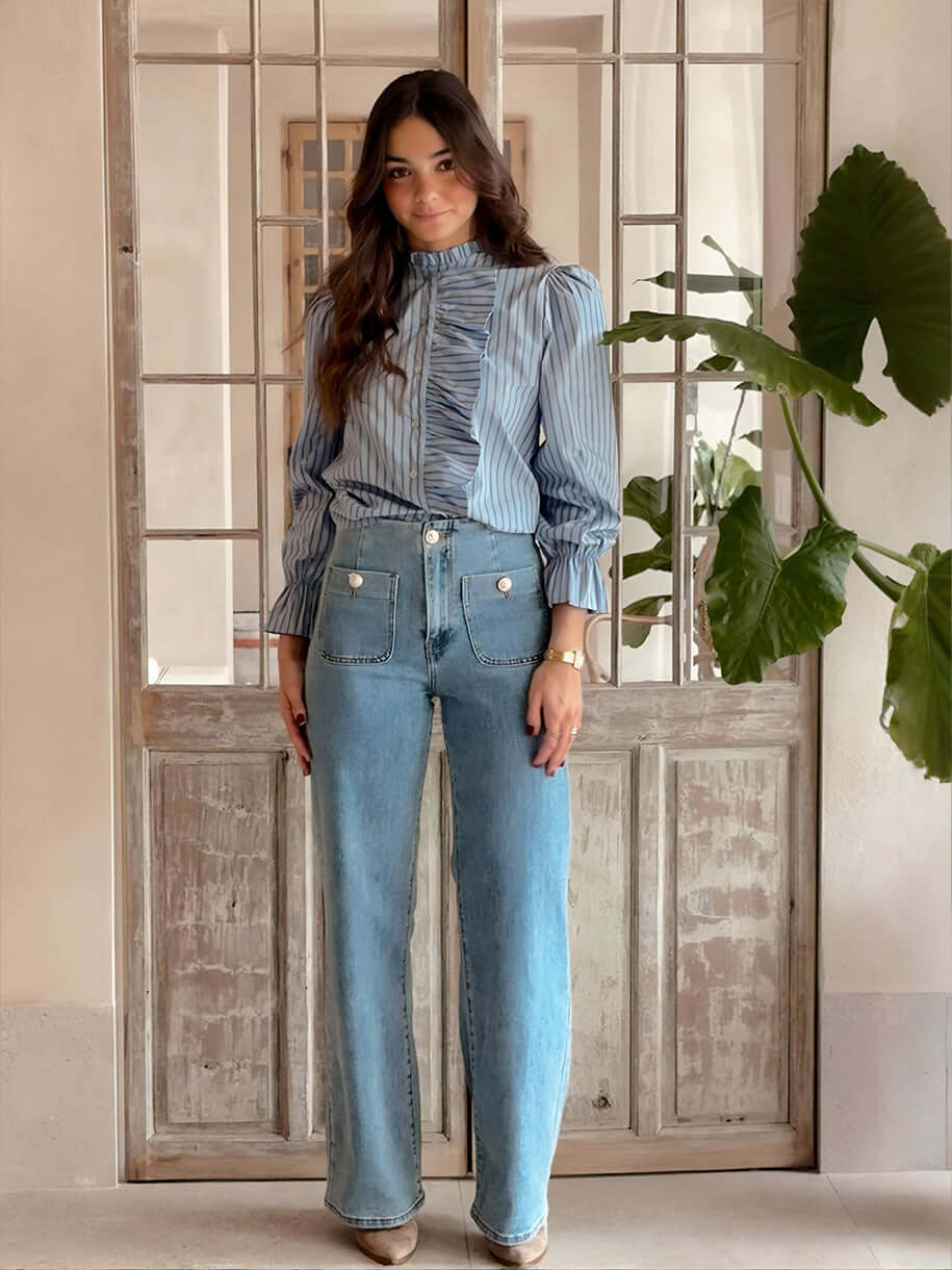 Jeans de mujer con dos bolsillos