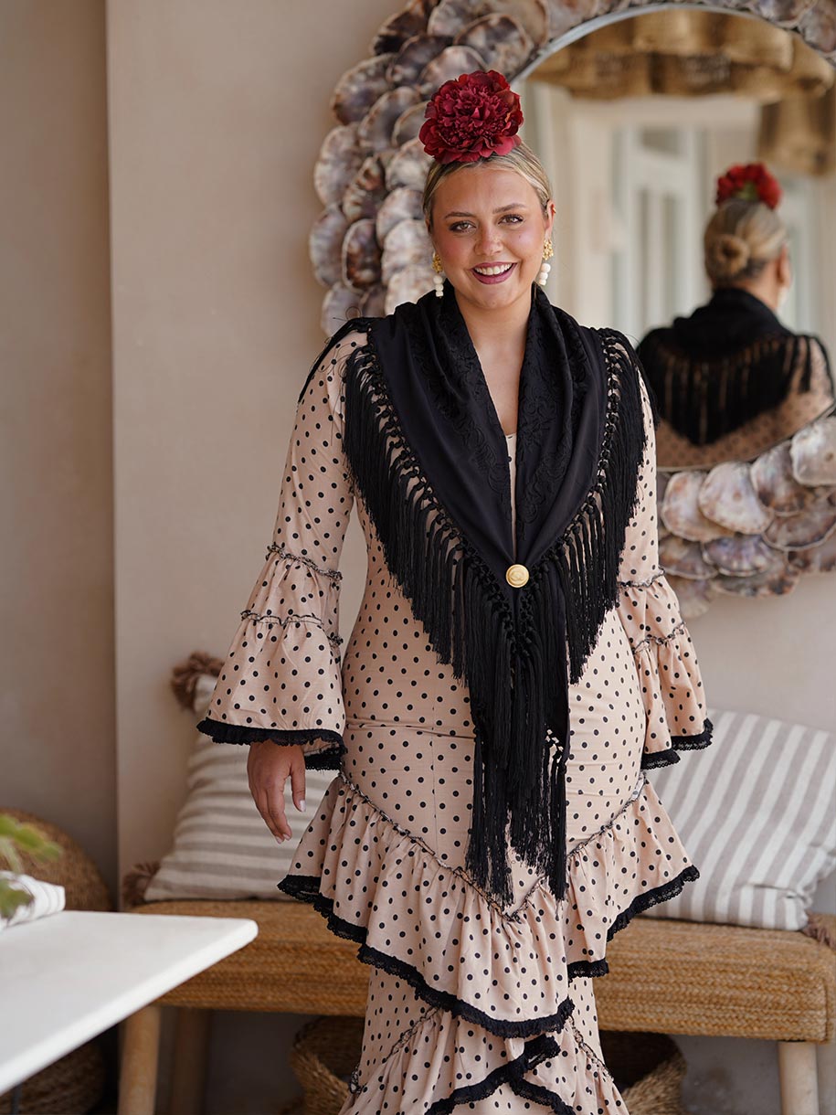 MANTONCILLO BORDADO BLACK