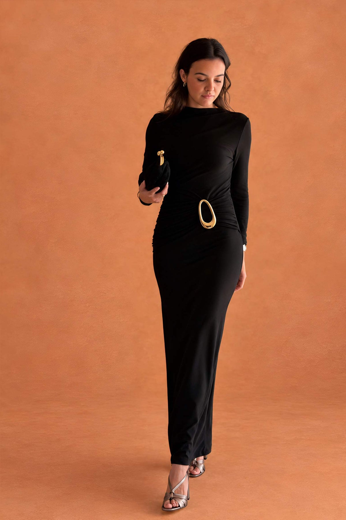 VESTIDO APLIQUE FAJIN