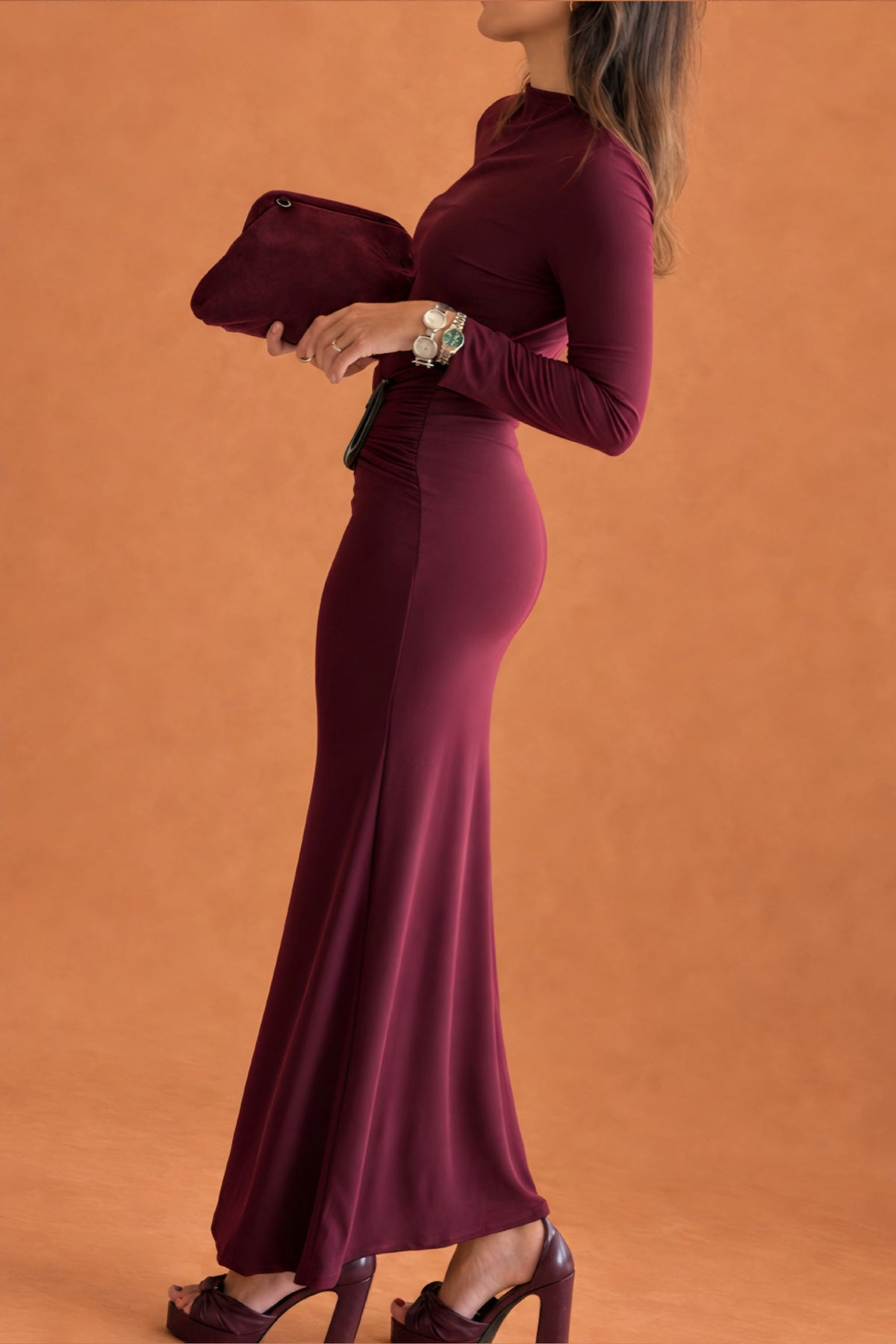 VESTIDO APLIQUE FAJÍN ROUGE