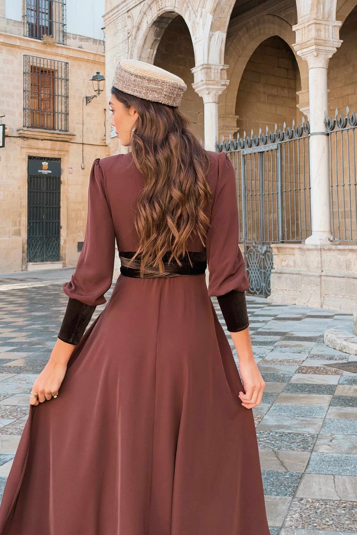 VESTIDO DUNEA TERCIOPELO