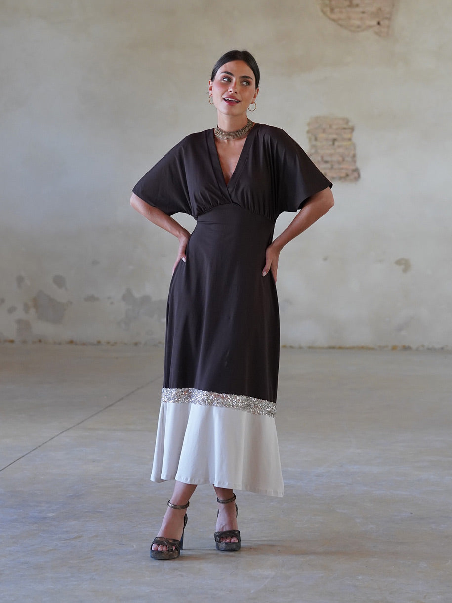 VESTIDO GLAM PAILLETES