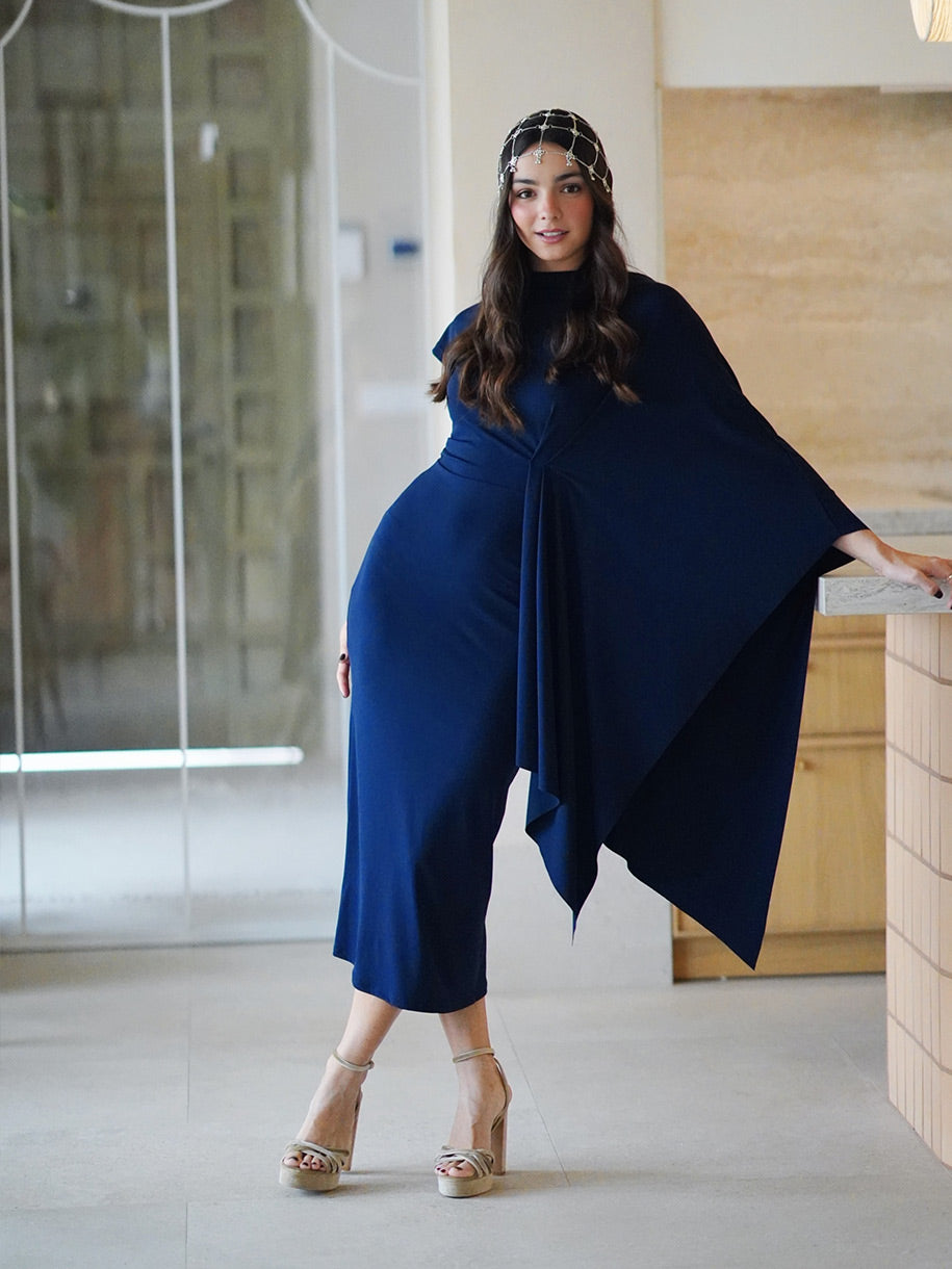 Vestido azul noche lowcost