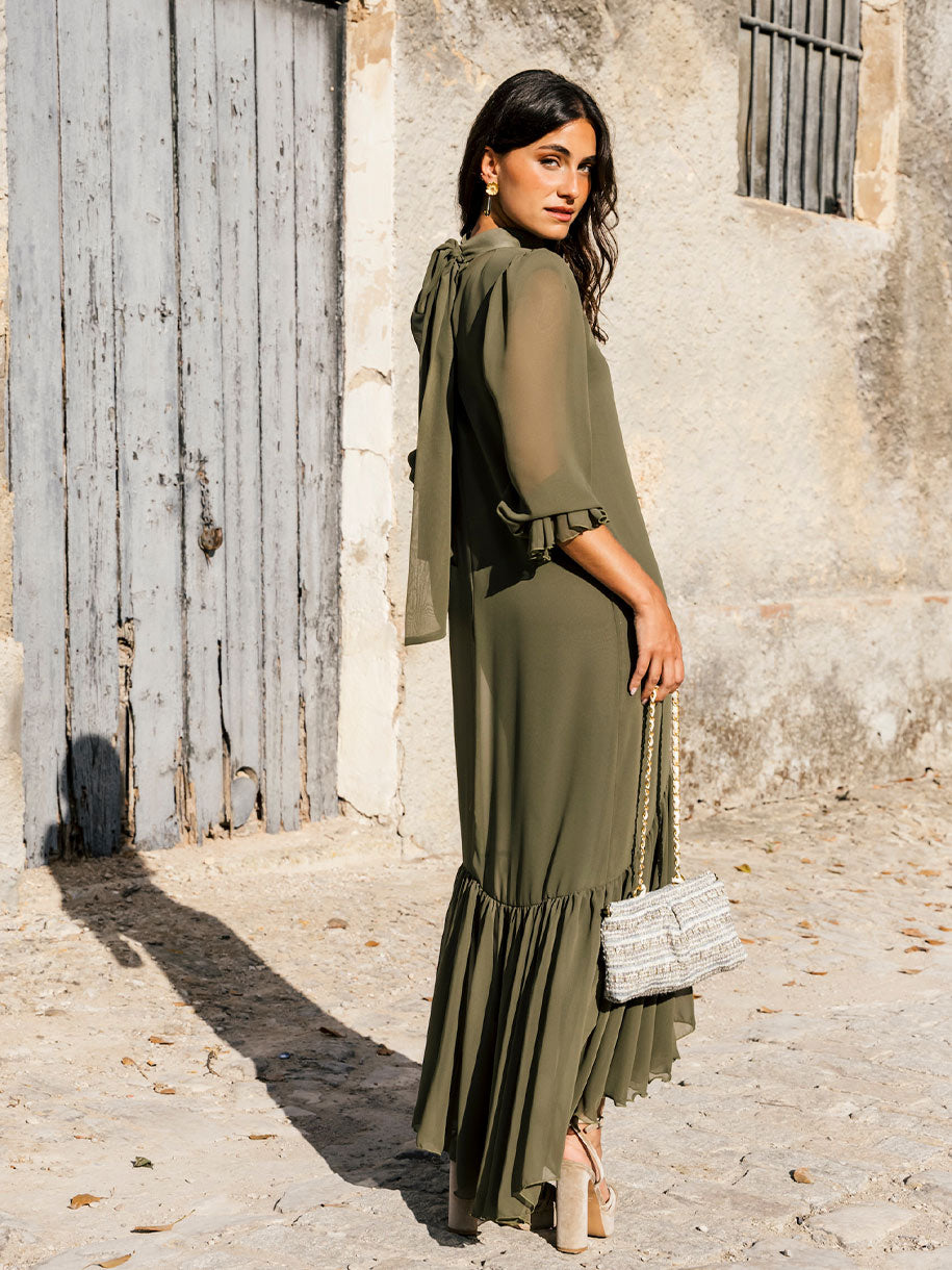 VESTIDO PLEAMAR VERDE