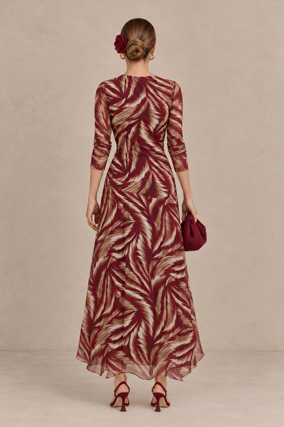 VESTIDO TUL PLUMAS LW