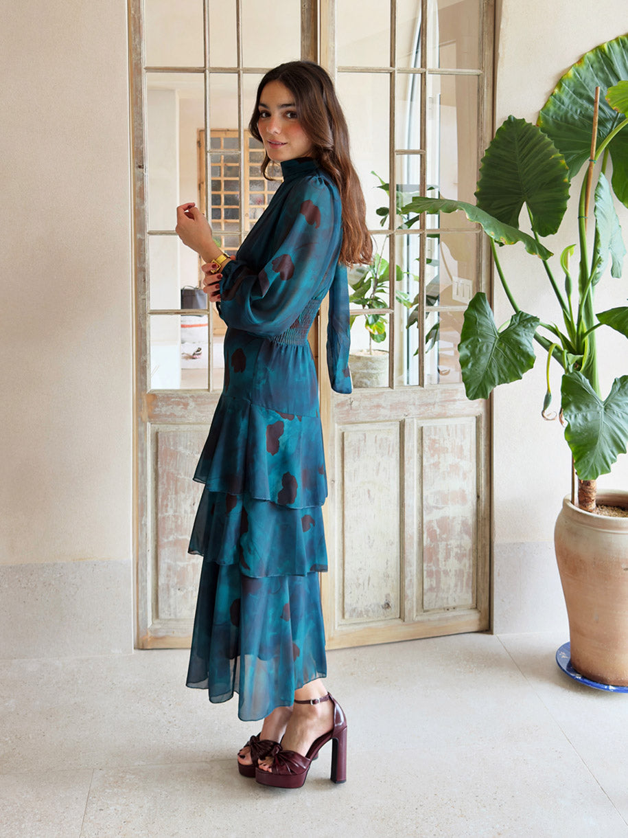 Vestido midi de invitada