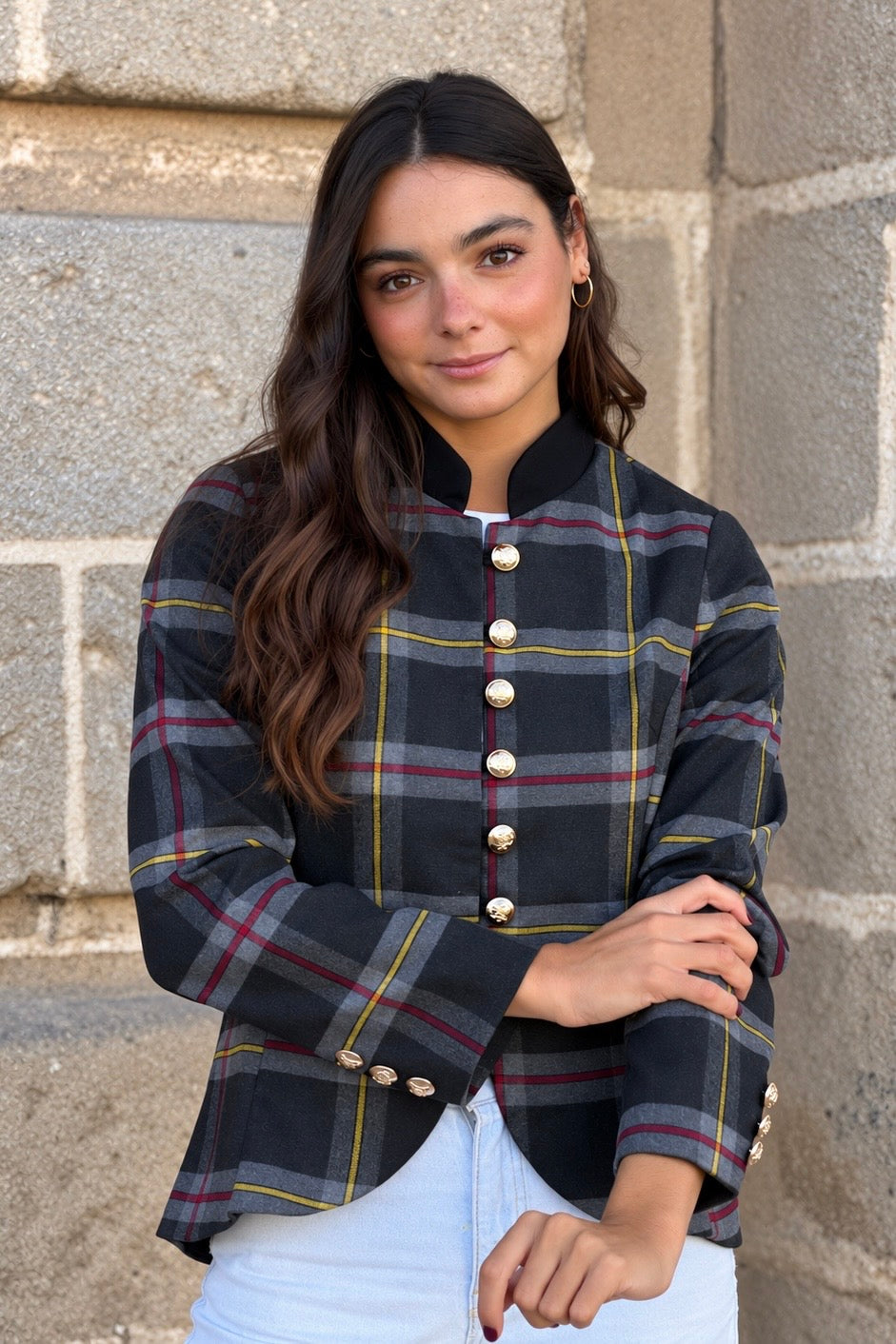 Chaqueta Cuadros Tartán
