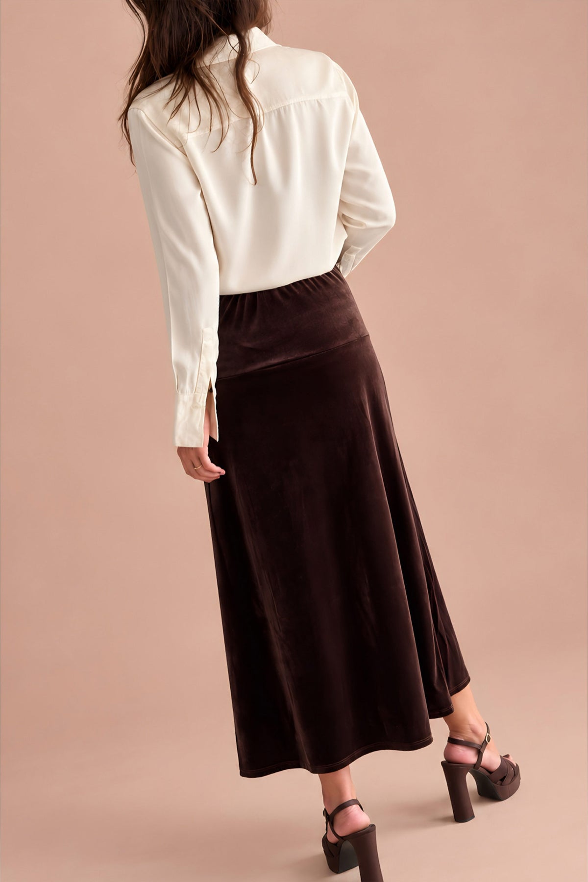 FALDA TERCIOPELO LOW