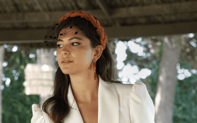 Tocados con redecilla